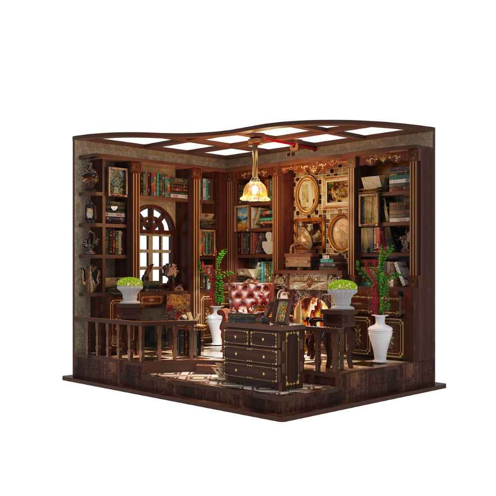 Left Bank Study DIY Mini House Kit |DIY Miniature Kit