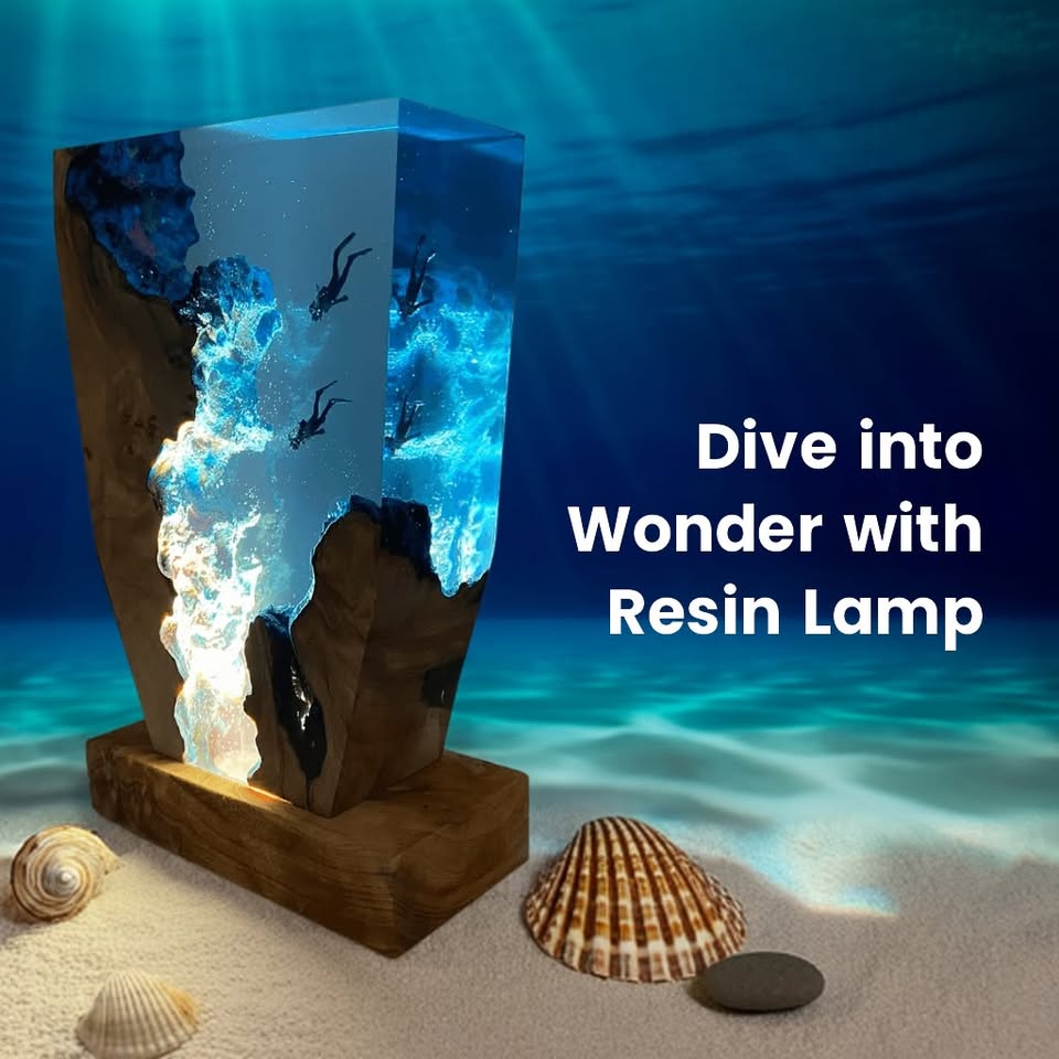 Diver frozen in light, Night Light, Scuba Diving Deep Sea Exploration( Best Gift 🎁 )