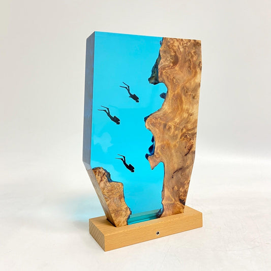 Three Divers Resin Night Light, Family Series( Best Gift 🎁 )