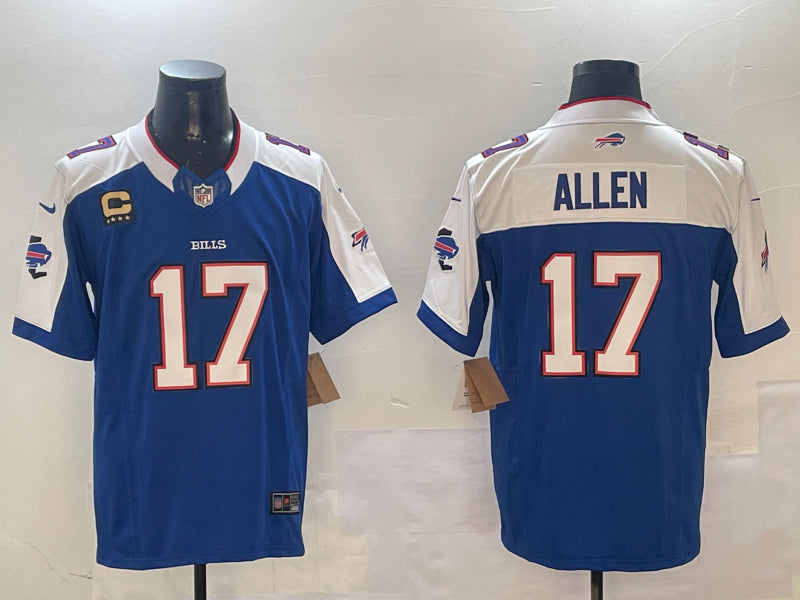 Men’s Buffalo Bills Josh Allen #17 Royal Team Jersey