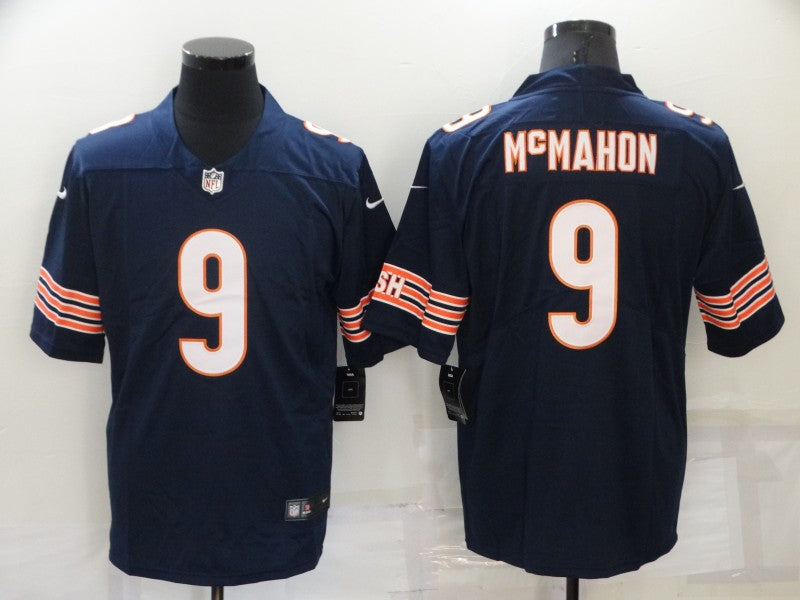 Men’s Chicago Bears Jim McMahon #9 Navy Jersey