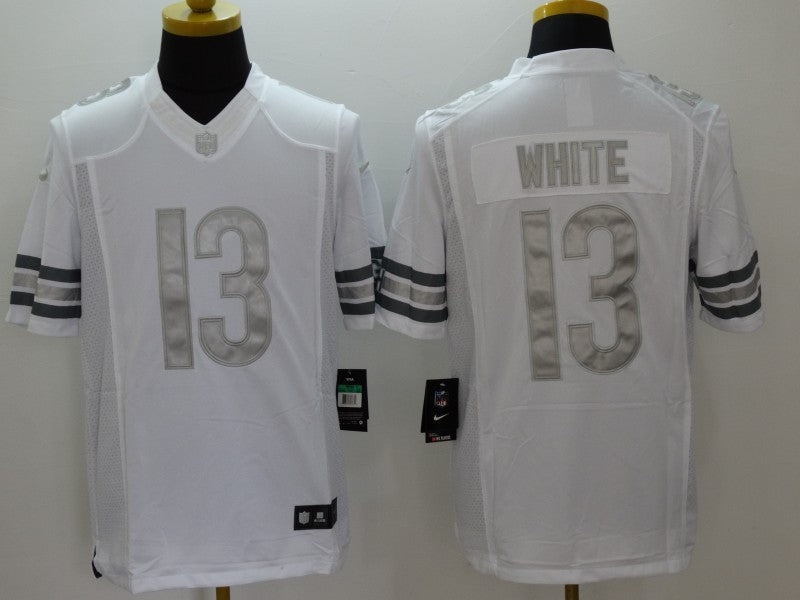 Men’s Chicago Bears Kevin White #13 White Jersey