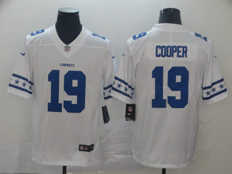 Men’s Dallas Cowboys Amari Cooper #19 White Jersey