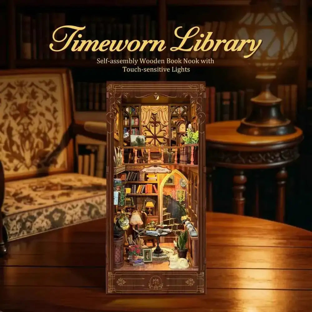 Timeworn Library Book Nook Kit