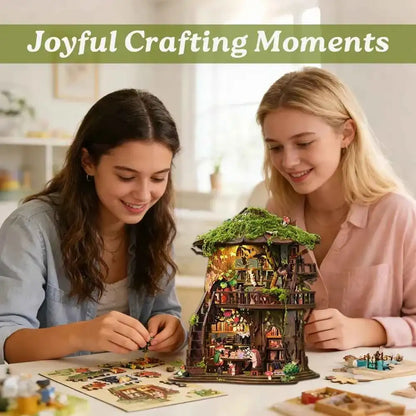 Forest Tea Book Club DIY Mini House Kit l DIY Miniature Kit