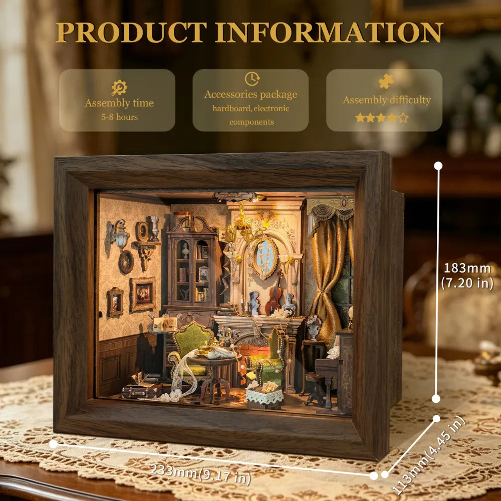 Glimmer Hall DIY Story Frame Puzzle Kit with LED Lights