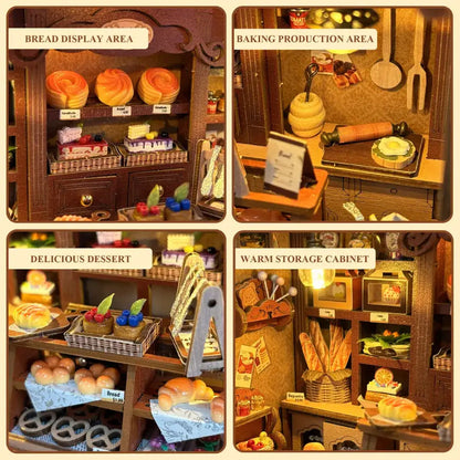 Zora’s Bakery DIY Mini House Kit l DIY Miniature Kit