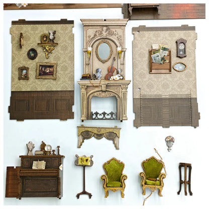 Glimmer Hall DIY Story Frame Puzzle Kit with LED Lights