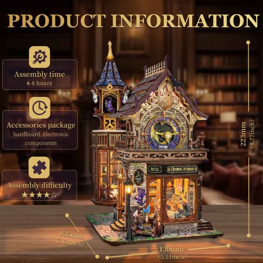 Time Magic Club DIY Mini House Kit l DIY Miniature Kit