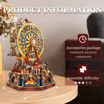 Century Ferris Wheel 3D Wooden Mechanical Puzzles