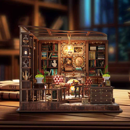 Left Bank Study DIY Mini House Kit ｜DIY Miniature Kit