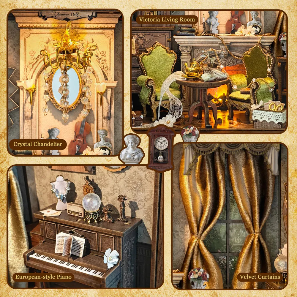 Glimmer Hall DIY Story Frame Puzzle Kit with LED Lights
