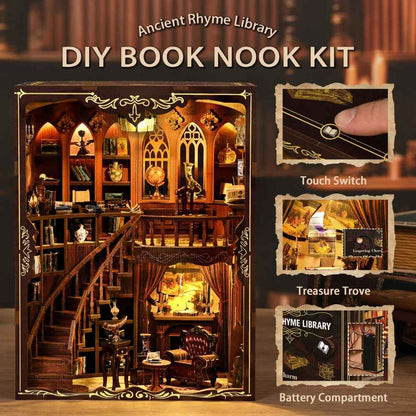 Ancient Rhyme Library DIY Book Nook Kit