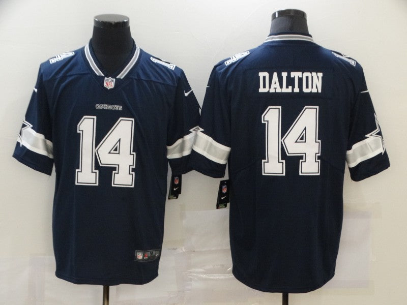 Men’s Dallas Cowboys Andy Dalton #14 Navy Jersey