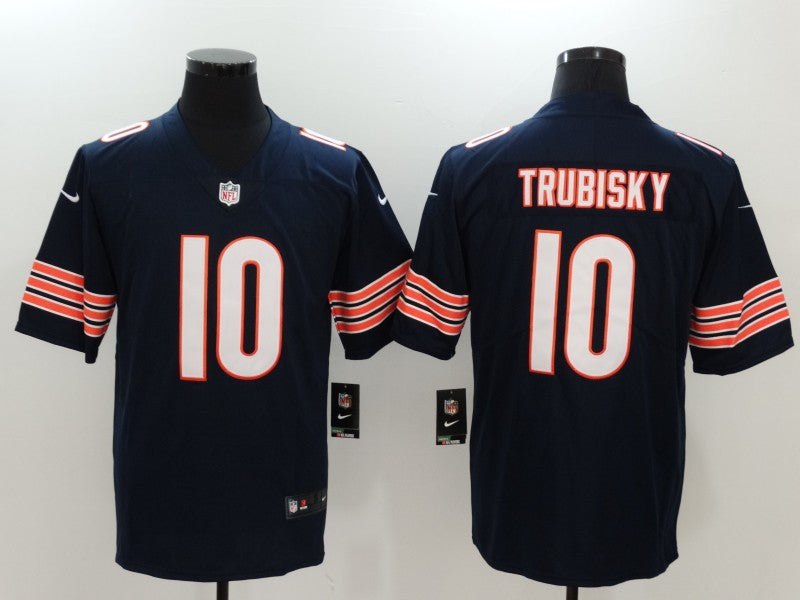 Men’s Mitch Trubisky #10 Chicago Bears Season Jersey Blue